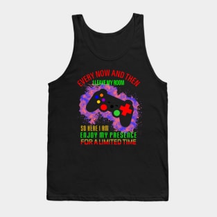 Games Every Now And Then I Leave My Room gamer Tee Tank Top